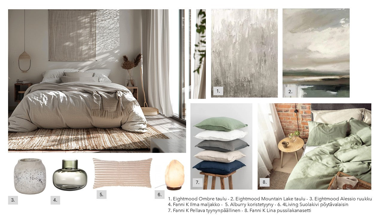Viisi vinkkiä tunnelmallisen makuuhuoneen sisustamiseen