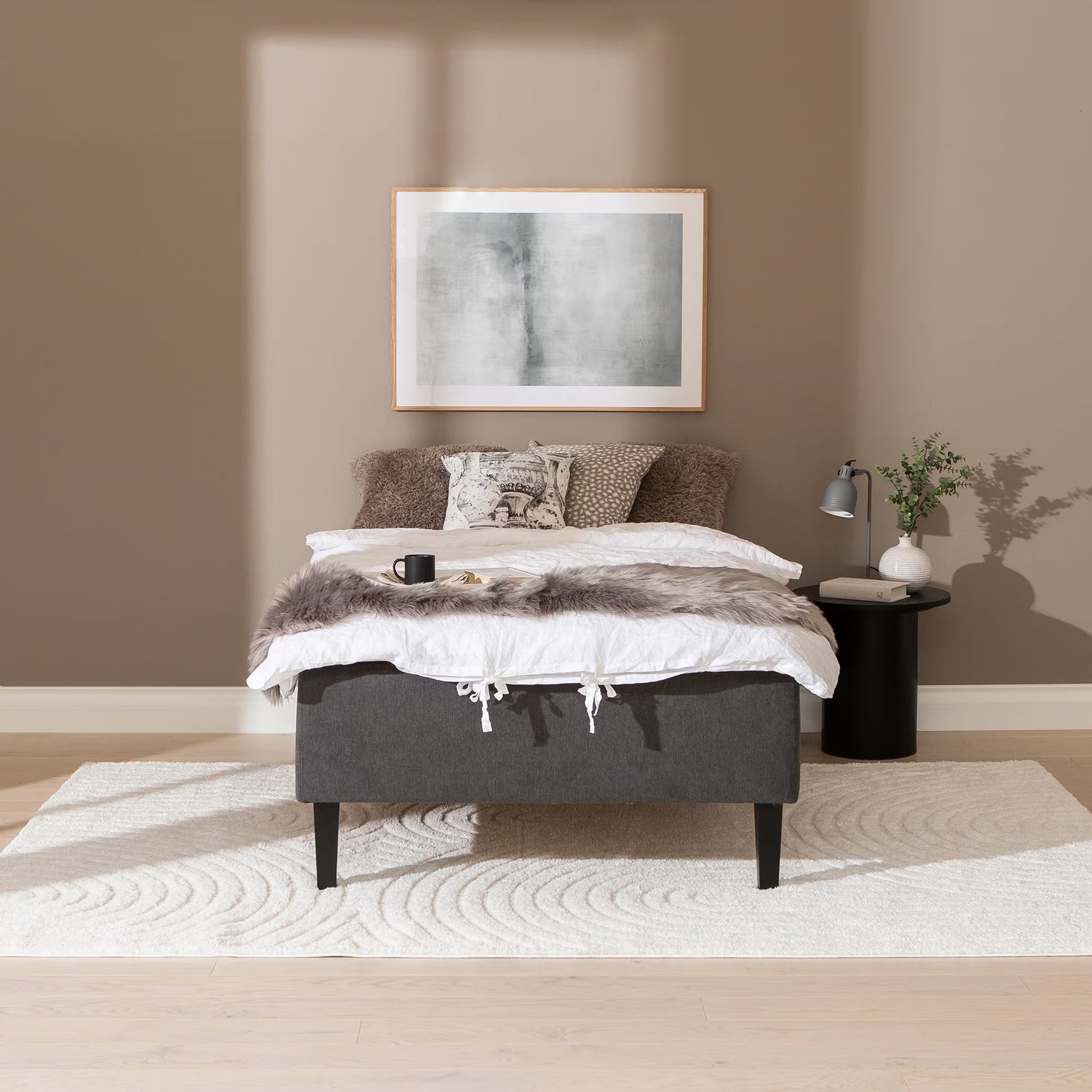 N&L Moon gold runkosänky antrasiitti