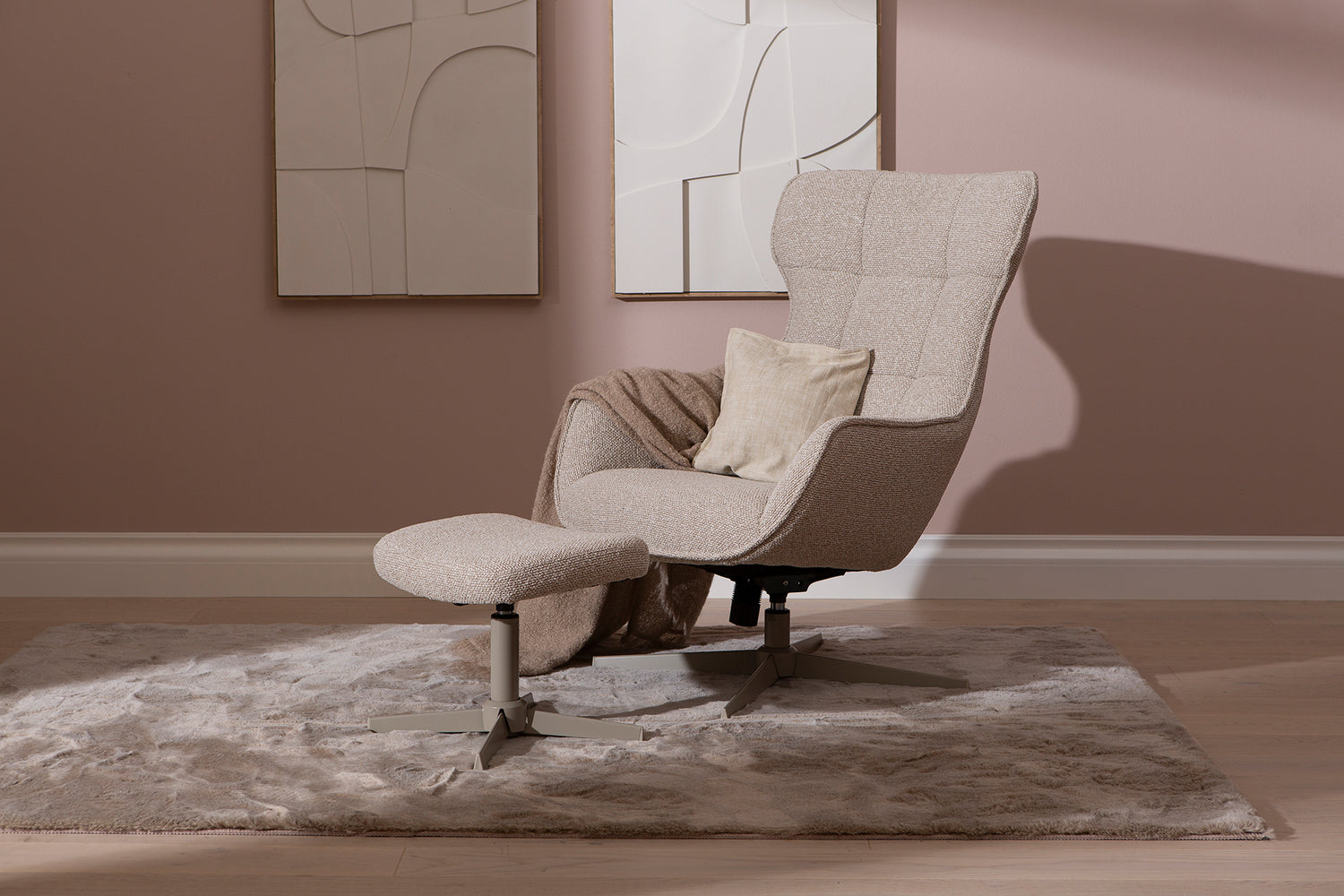 Wind tv-tuoli rahilla beige