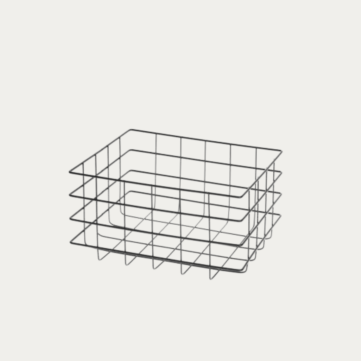 Maku Säilytyskori metallia musta 25x20x12,5 cm