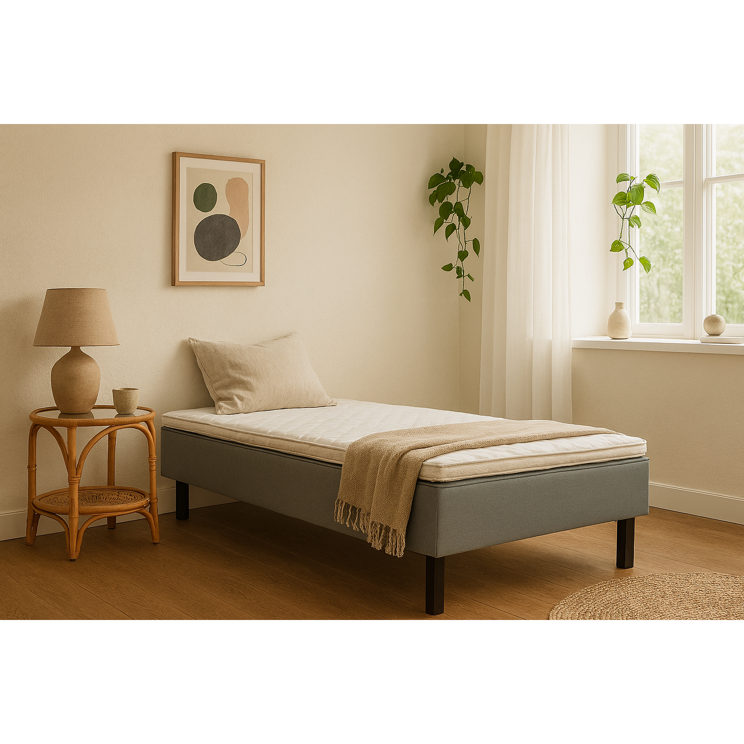 Nordic sleep silver runkosänky 140cm