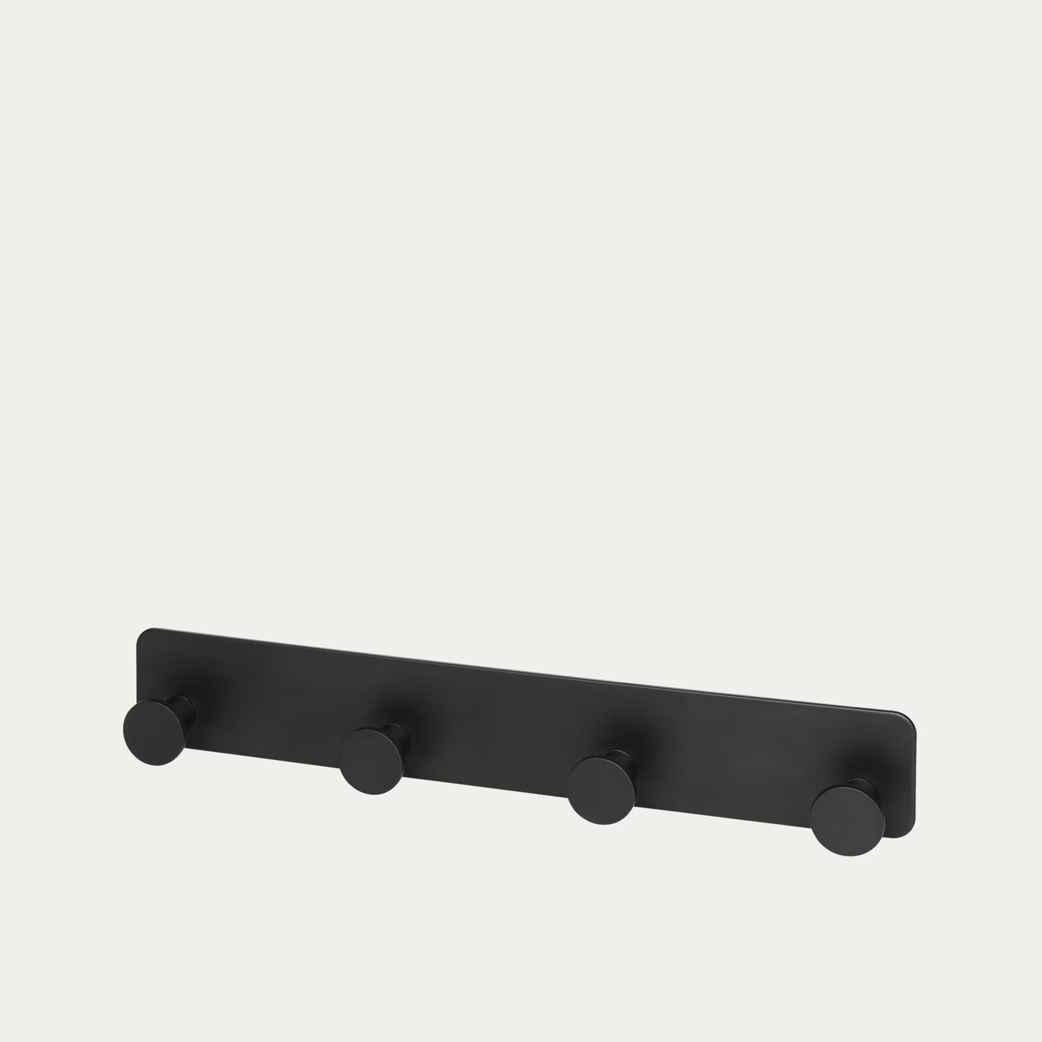 4Living Seinäkoukku Nova 4 koukkua musta