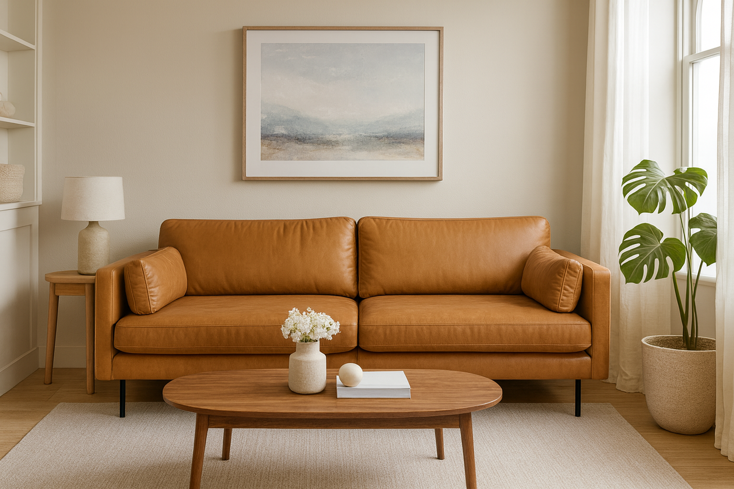 Copenhagen nordic 3-istuttava, oranssi sametti