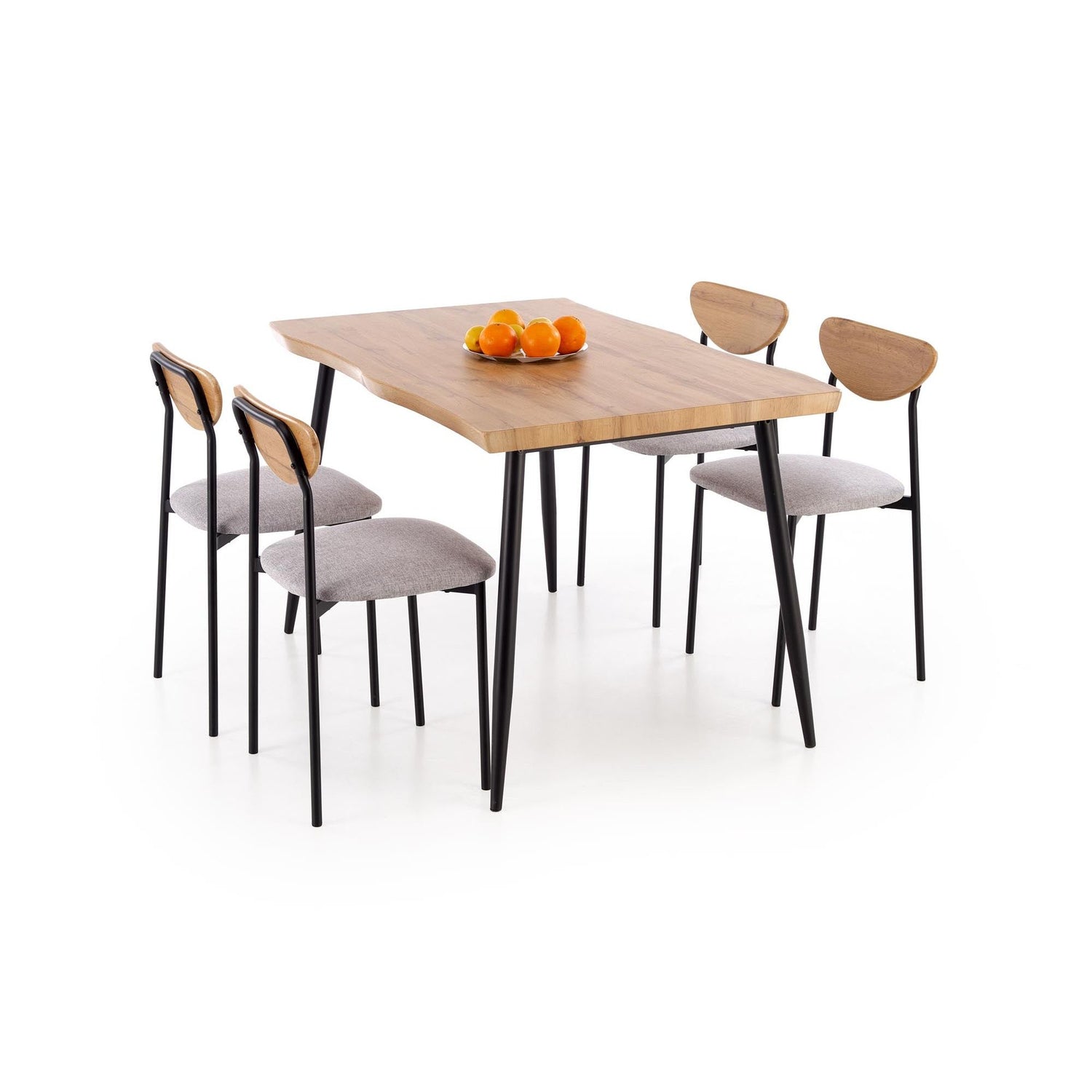 Dicky ruokaryhmä, pöytä ja 4 tuolia