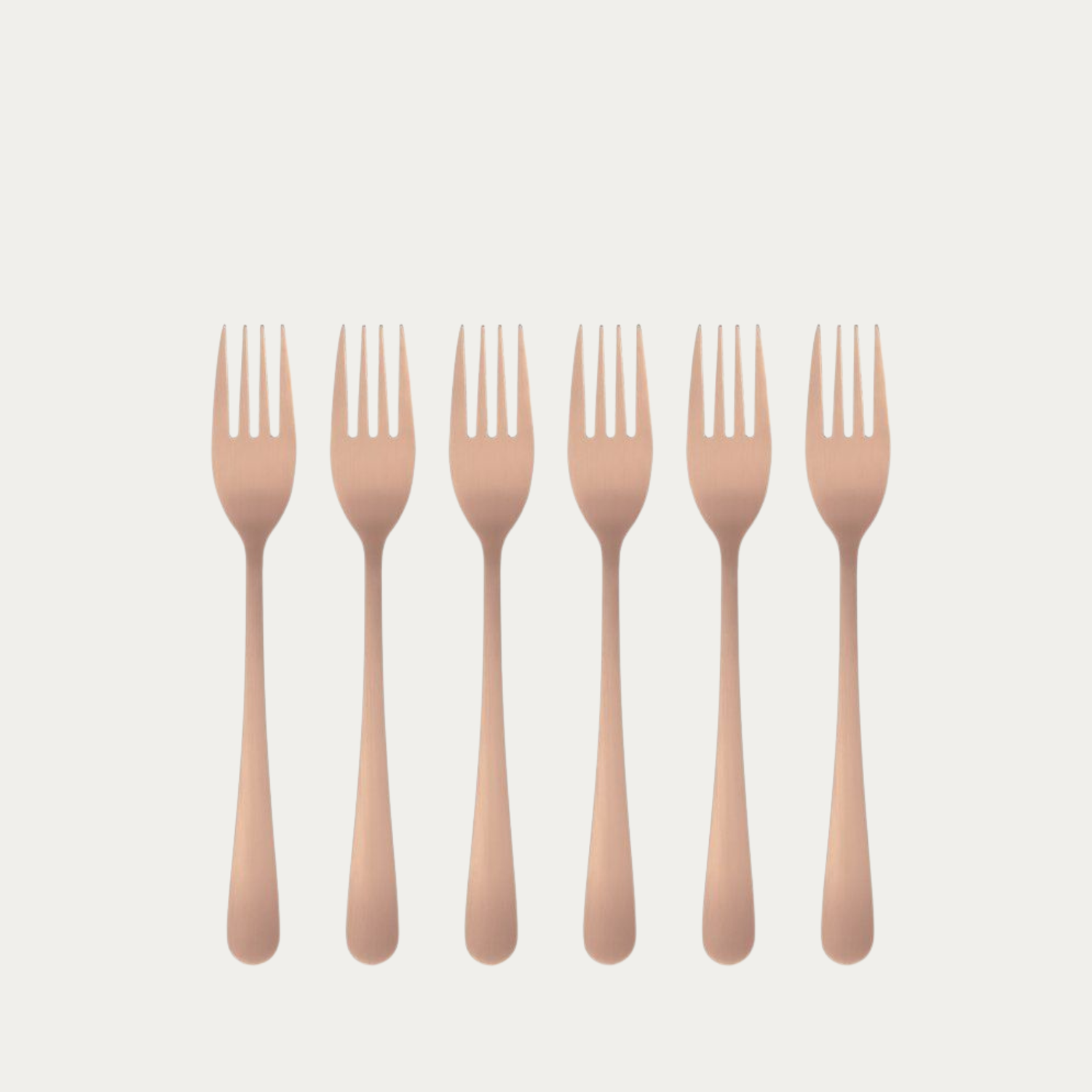 Maku Leivoshaarukka ruusukulta 6kpl