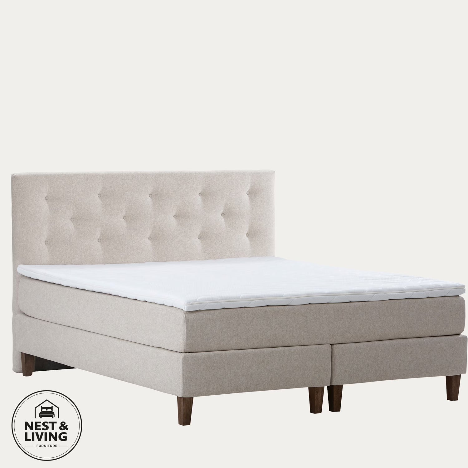 N&L Moon Gold Muistivaahto Jenkkisänky beige