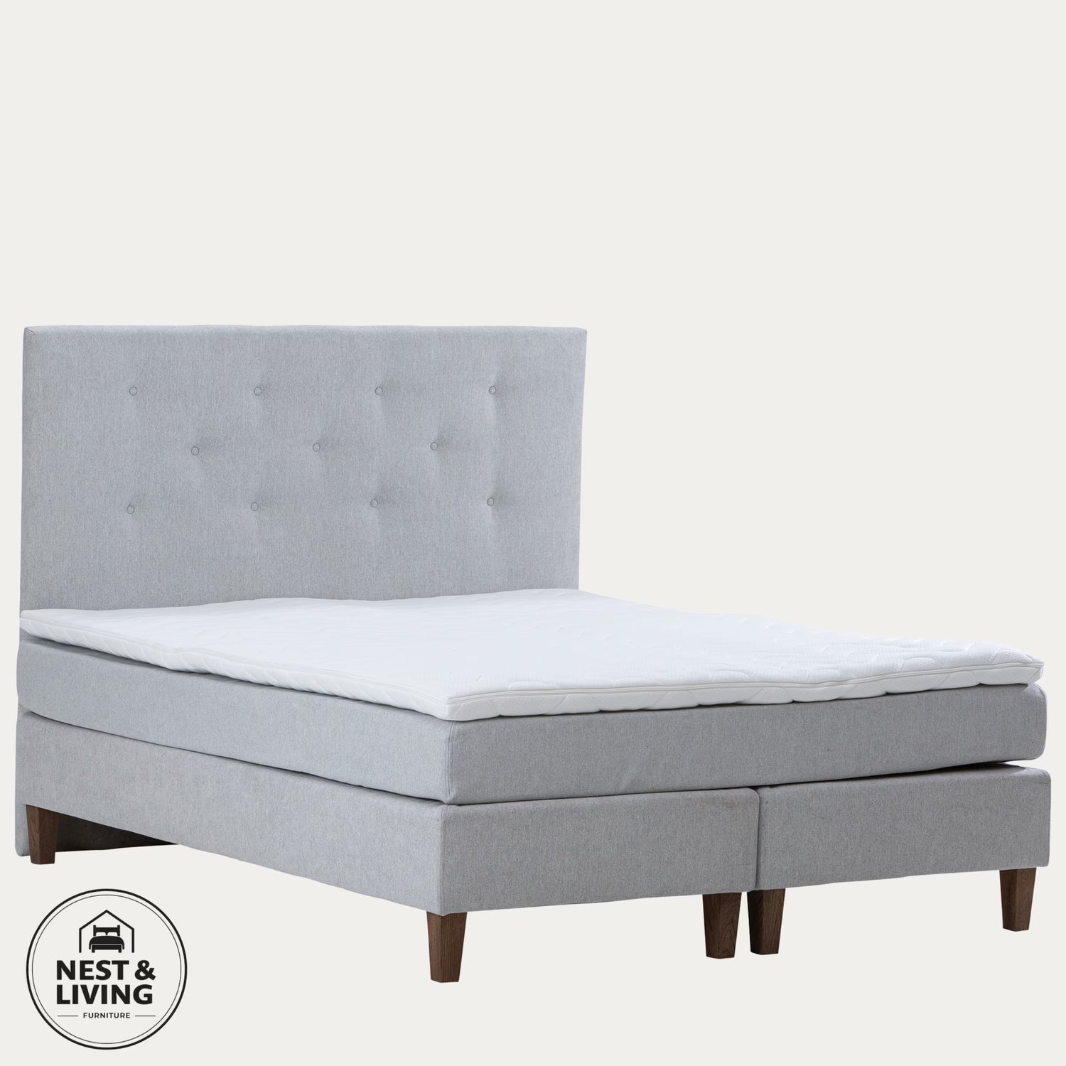 N&L Moon Silver Jenkkisänky harmaa