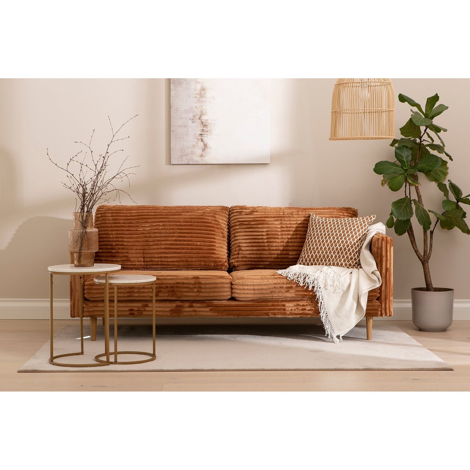 Scandic Collection Copenhagen 3-istuttava, Tilia persikka-3-istuttava sohva-Scandic collection-Ryhdikäs-Tukeva-Skandinaavinen-Finlandia Living