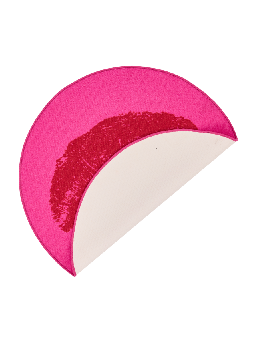 Vallila Erika matto pyöreä halk. 80cm punainen/pinkki