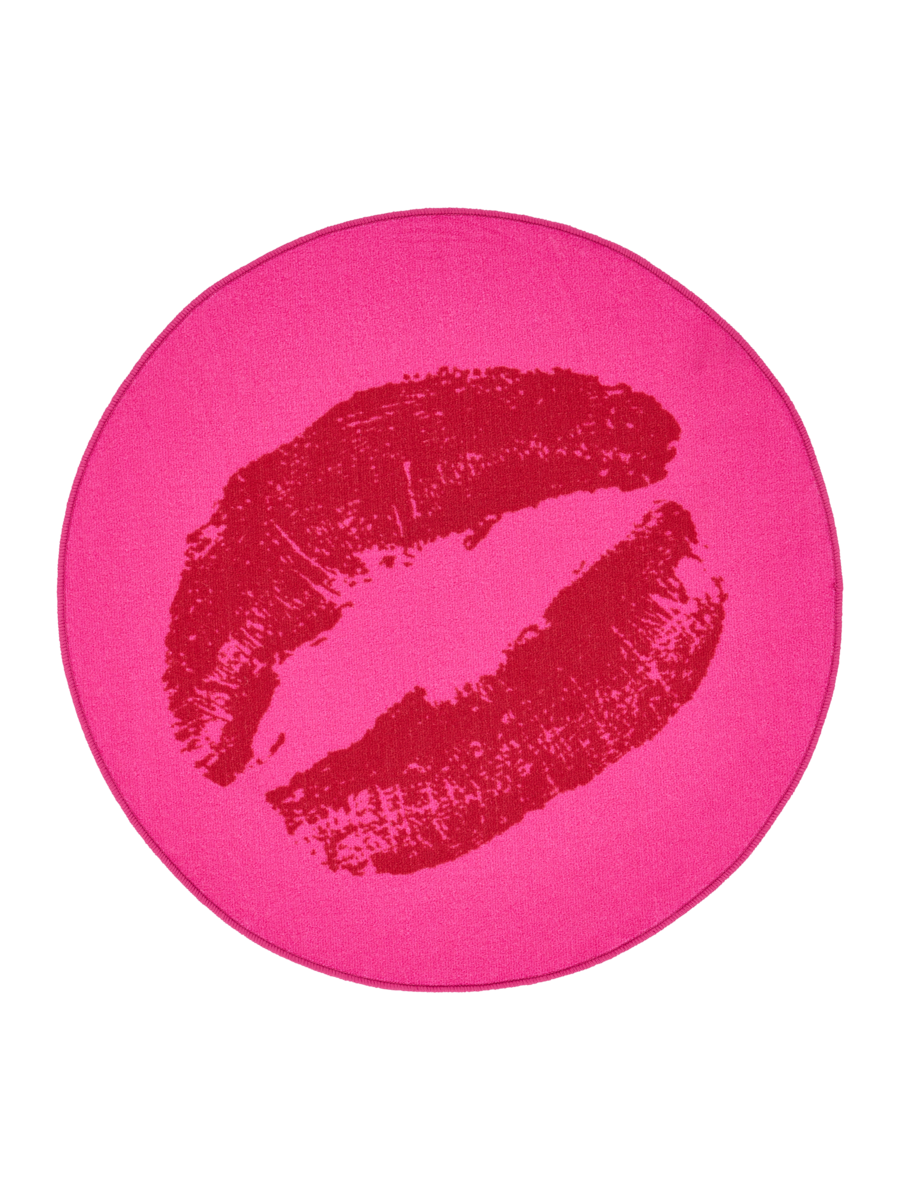 Vallila Erika matto pyöreä halk. 80cm punainen/pinkki