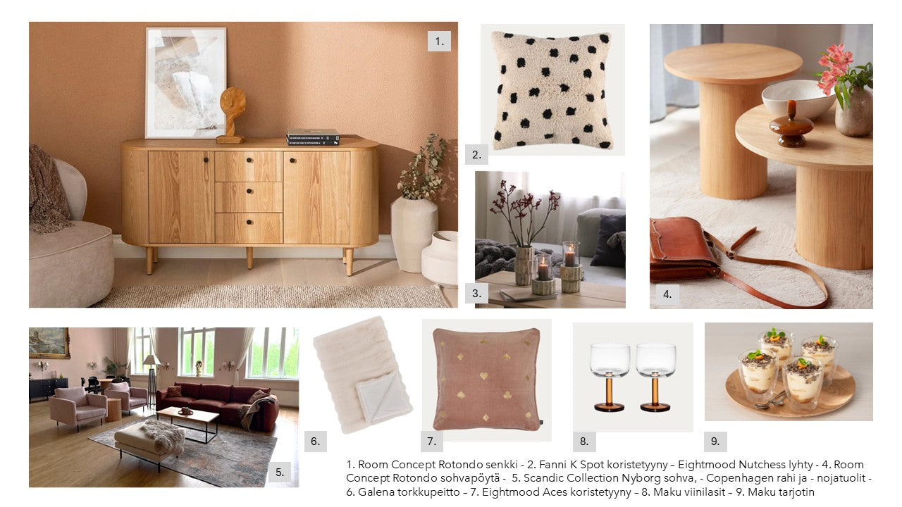 Vain elämää kestävät huonekalut ja -kappaleet