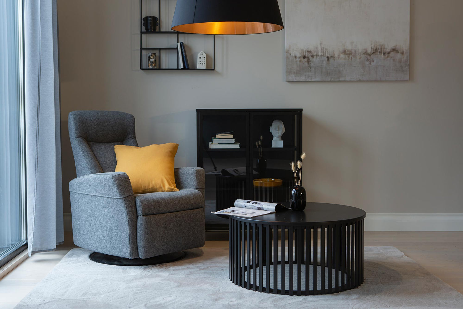 Prince, recliner harmaa