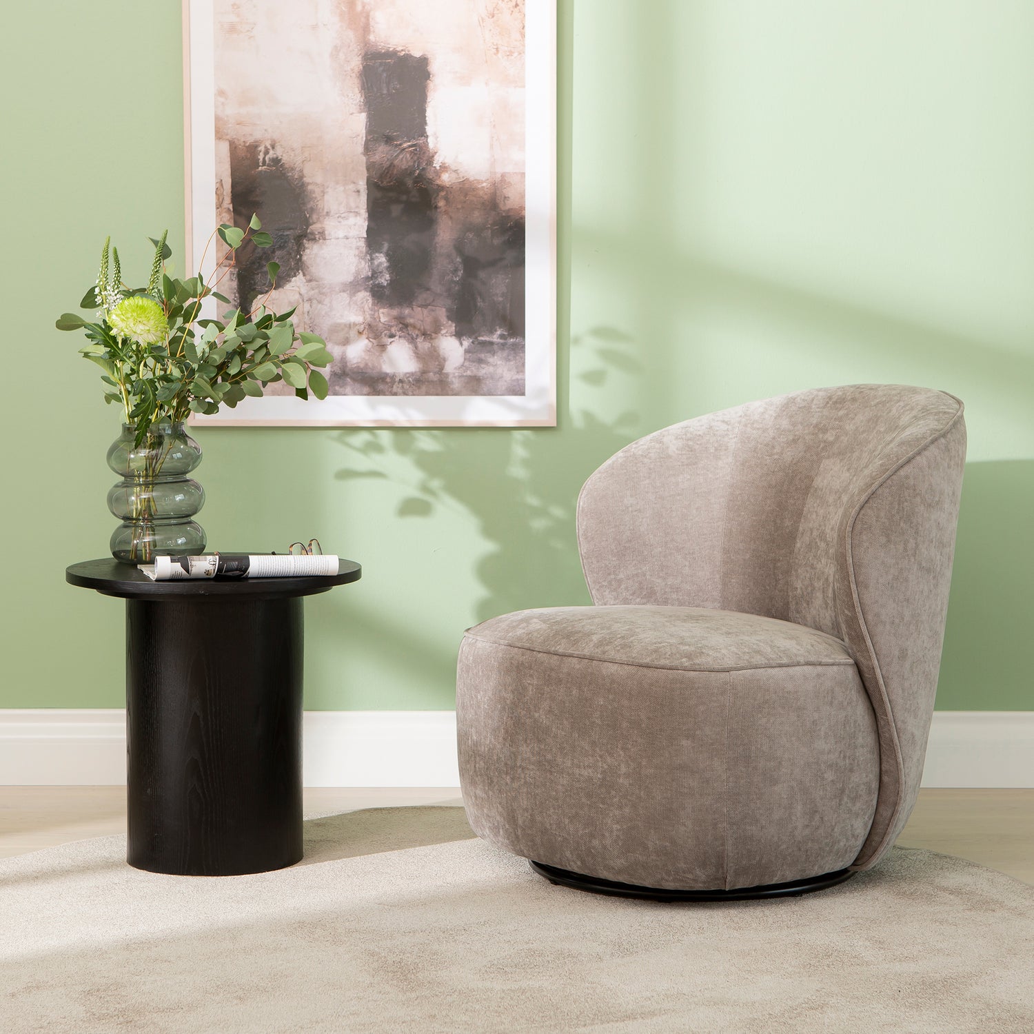 Emma, lepotuoli harmaa