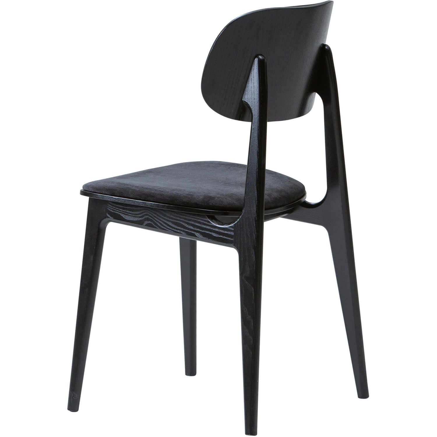 Starburst, ruokatuoli, musta saarni / musta valencia istuin