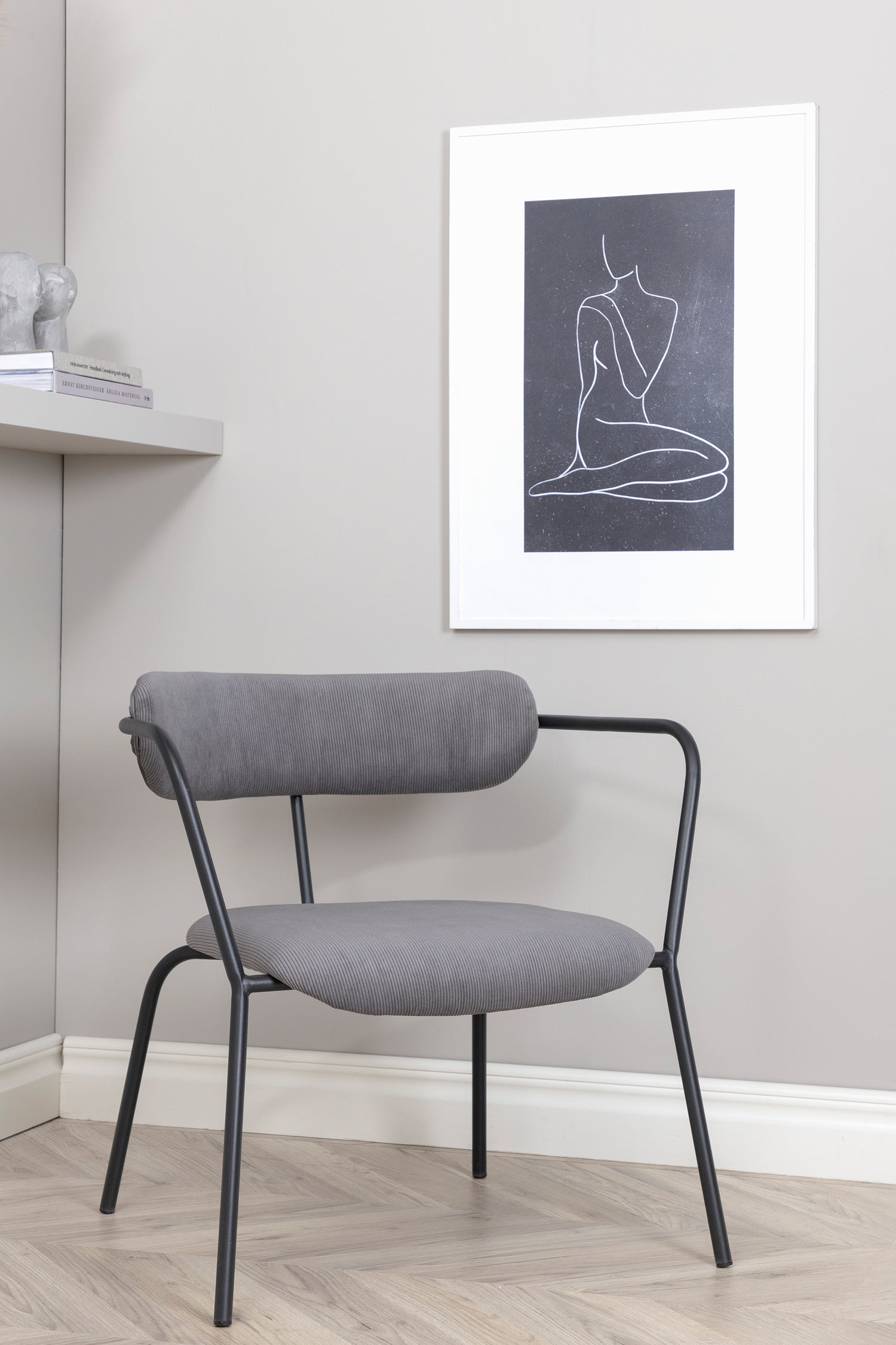 Duffy, lounge-nojatuoli harmaa