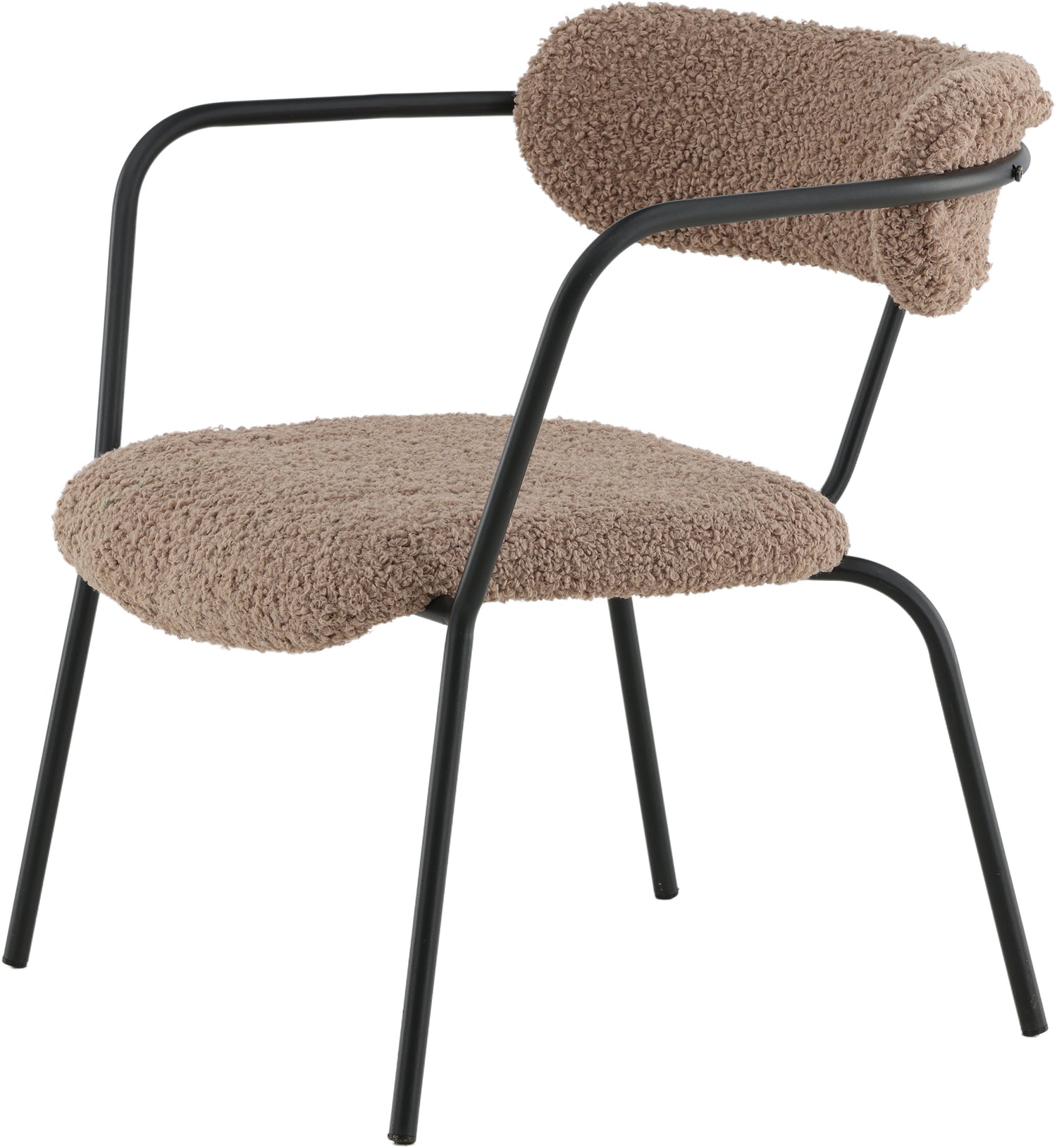 Duffy, lounge-nojatuoli ruskea teddykarva