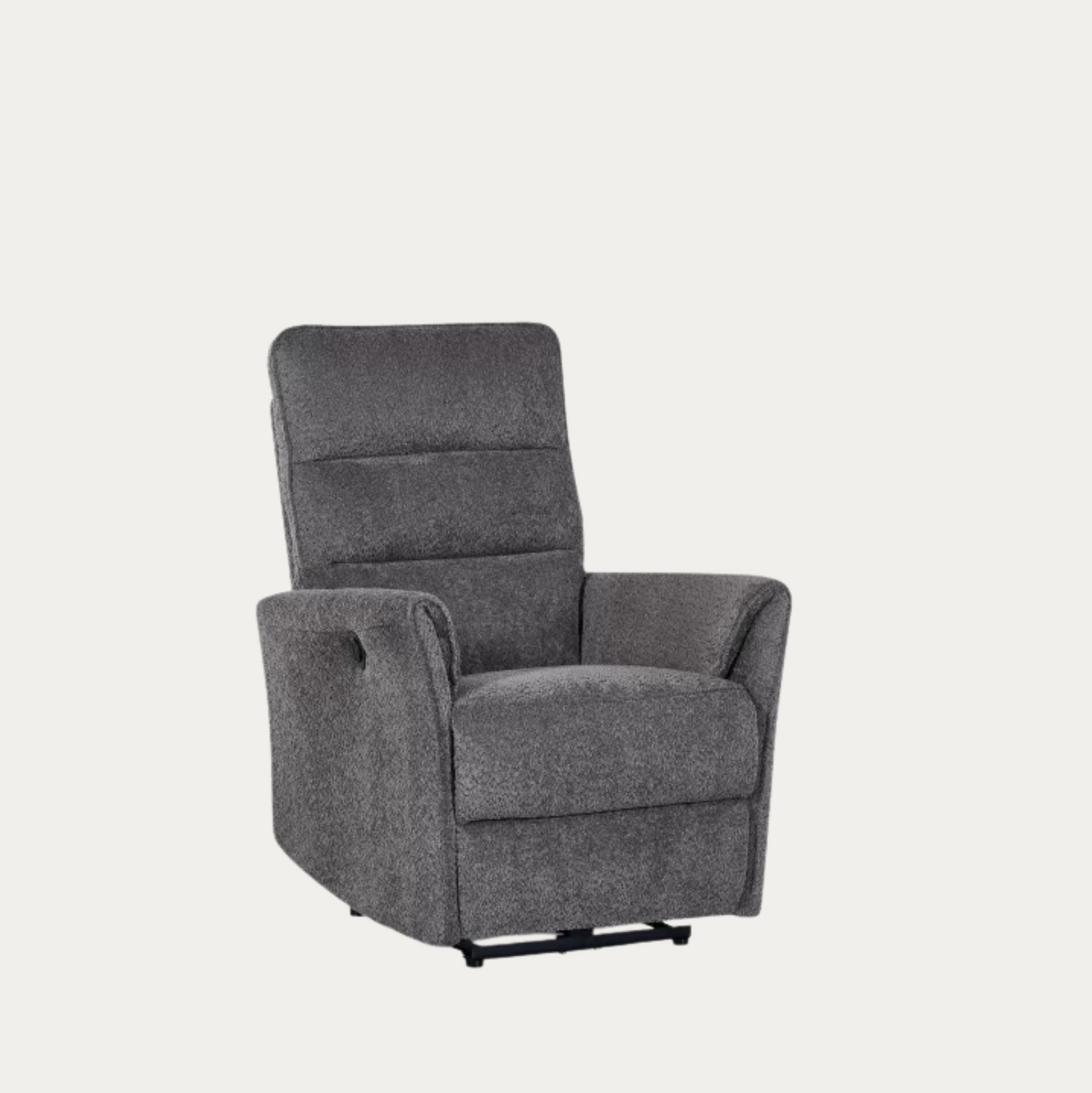 Lumo, lepotuoli recliner tumman harmaa