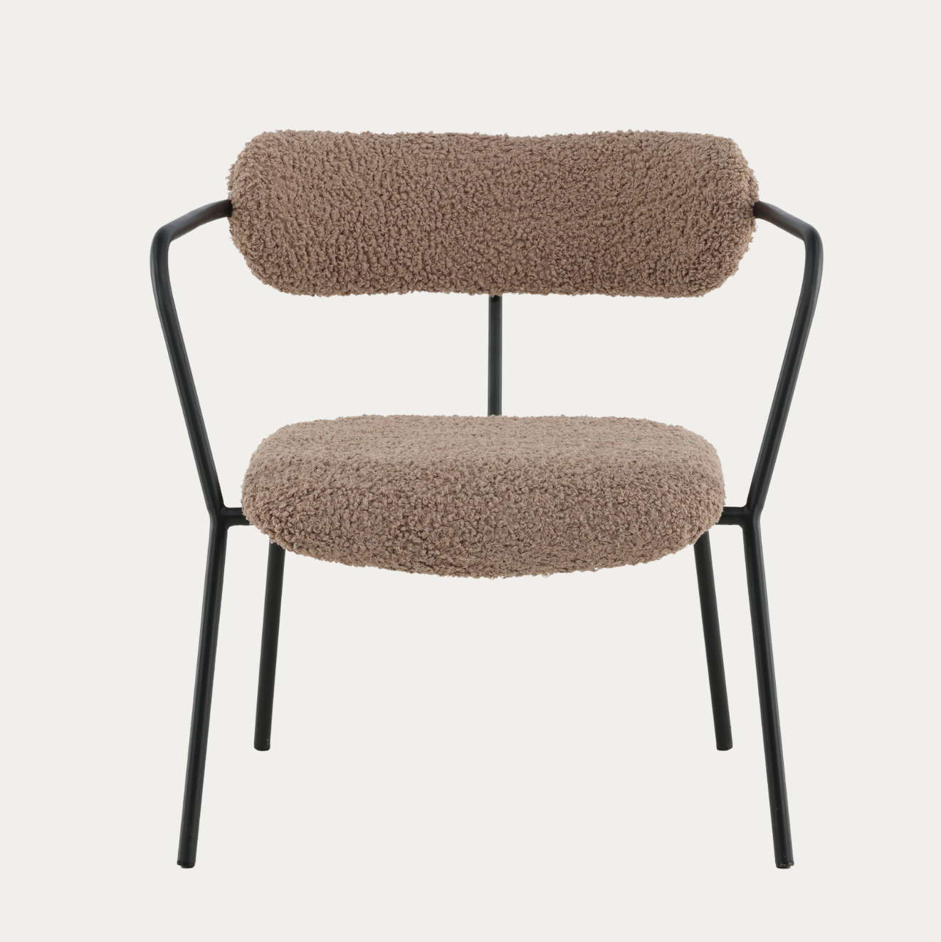 Duffy, lounge-nojatuoli ruskea teddykarva