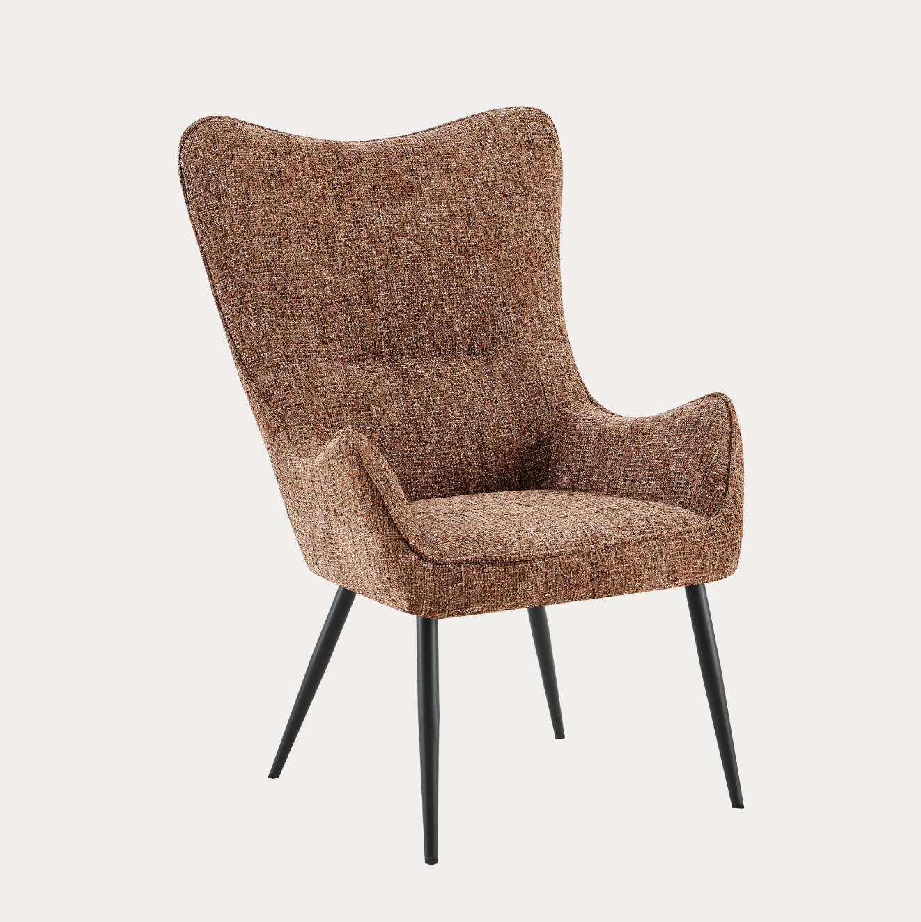 Lucy, nojatuoli ruskea