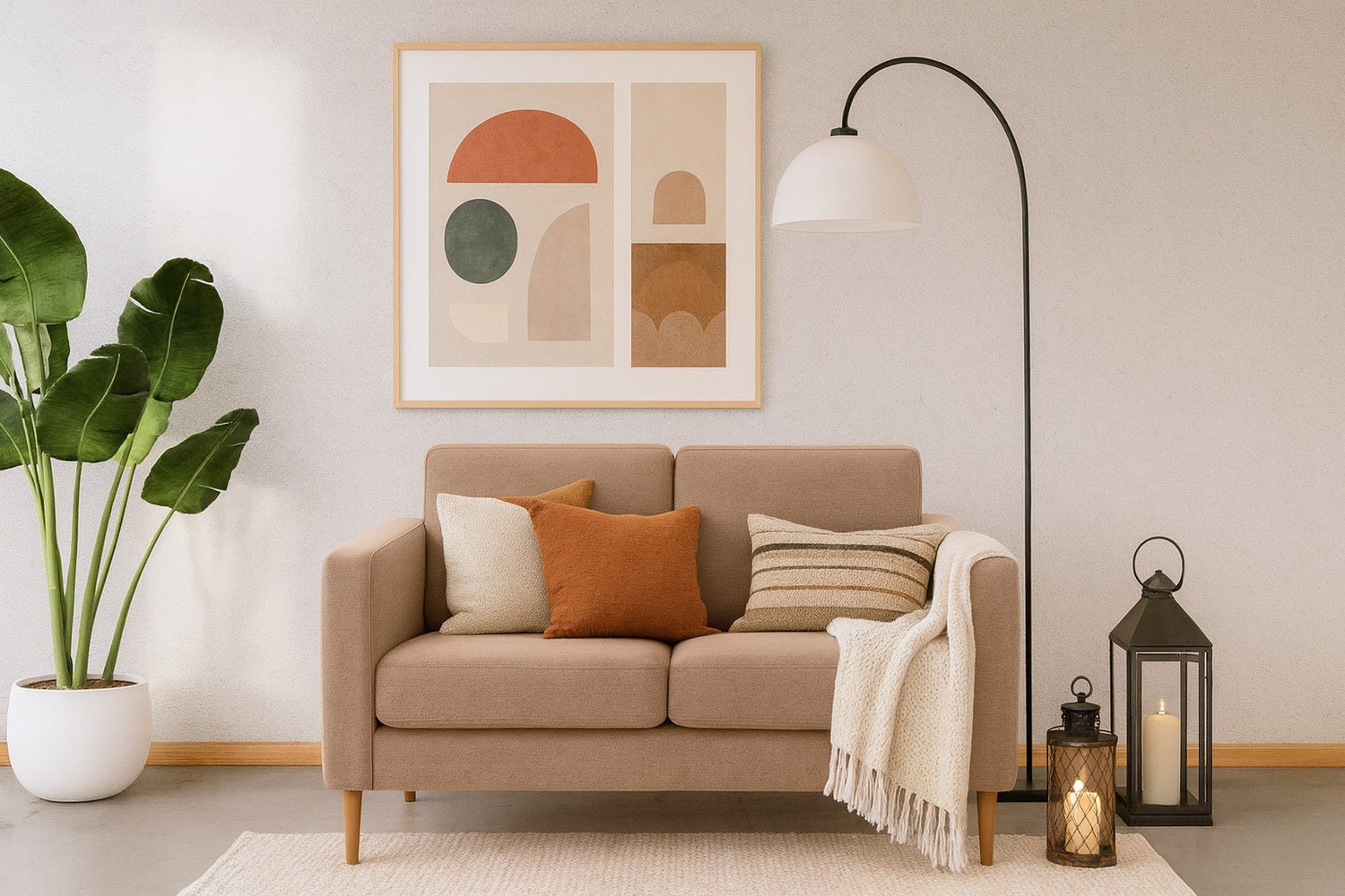 Ross, 2-istuttava beige