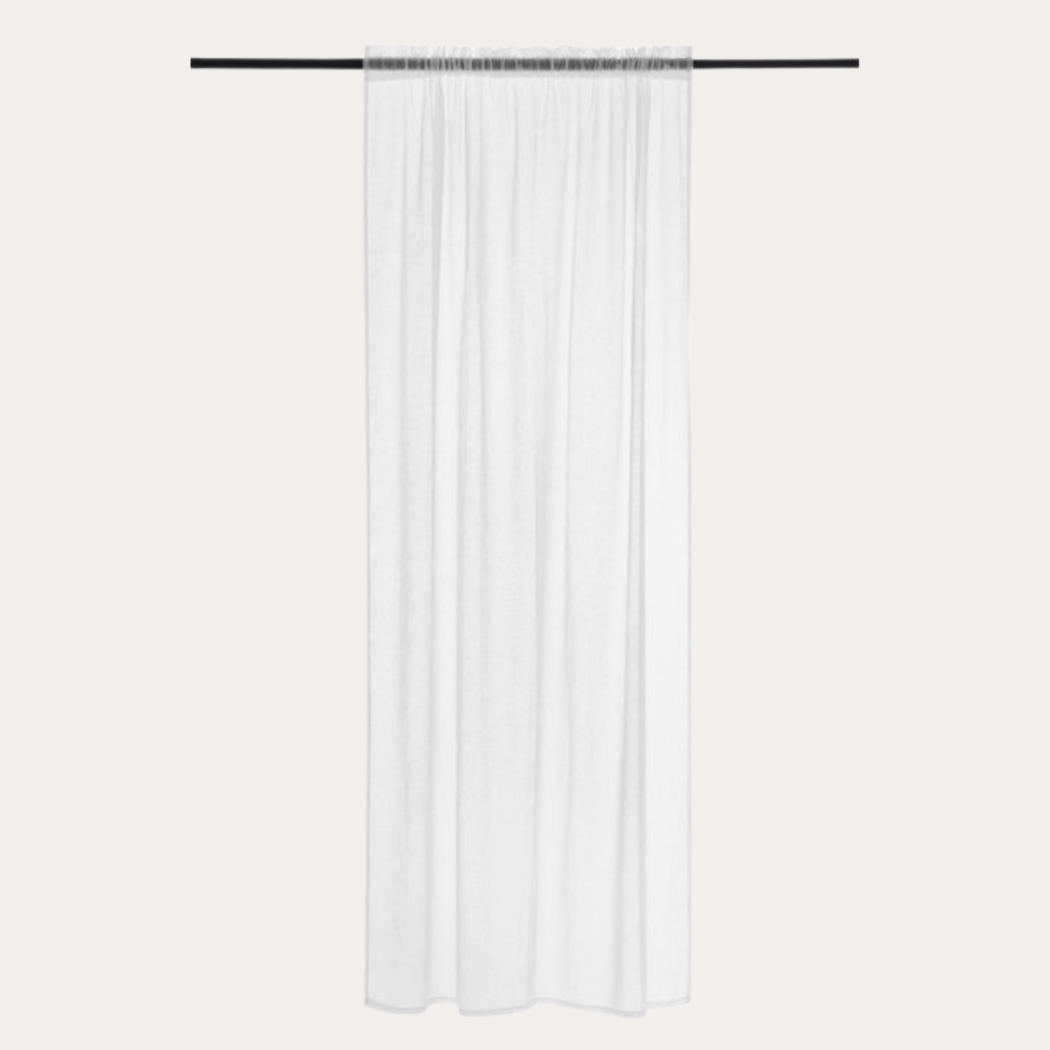 4Living Oliver, sivuverho 2 kpl valkoinen 140x240cm