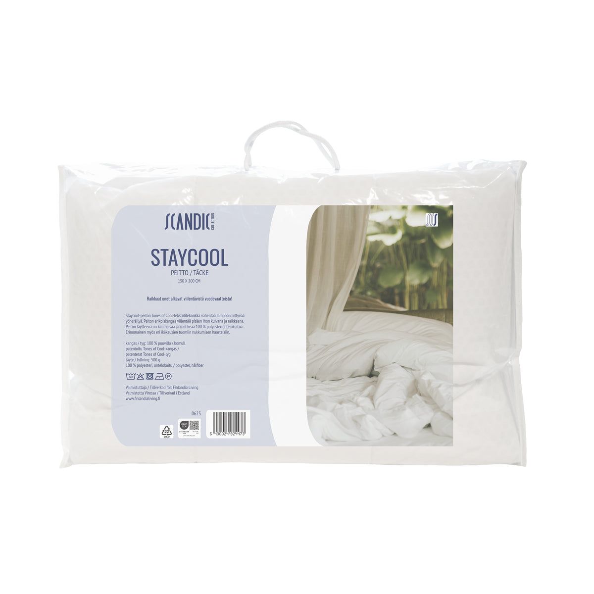 Scandic Collection Staycool, viilentävä peitto 150x200cm