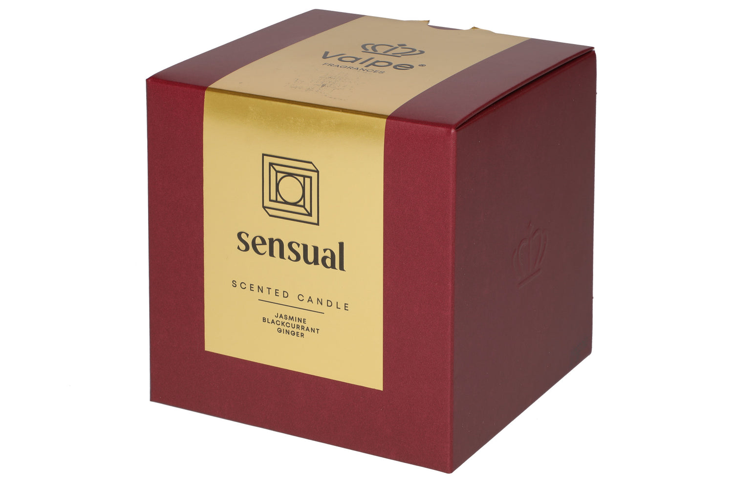 Valpe, tuoksukynttilä Sensual jasmine blackcurrant ginger