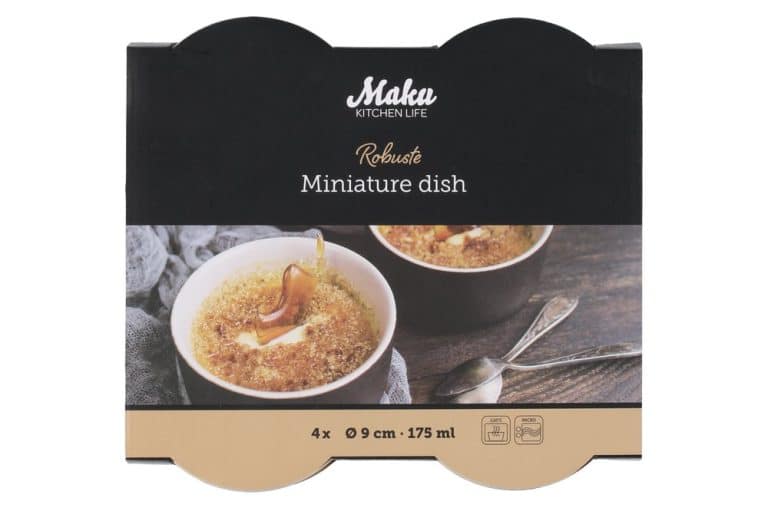 Maku Robuste, minivuoka keraaminen 4 kpl