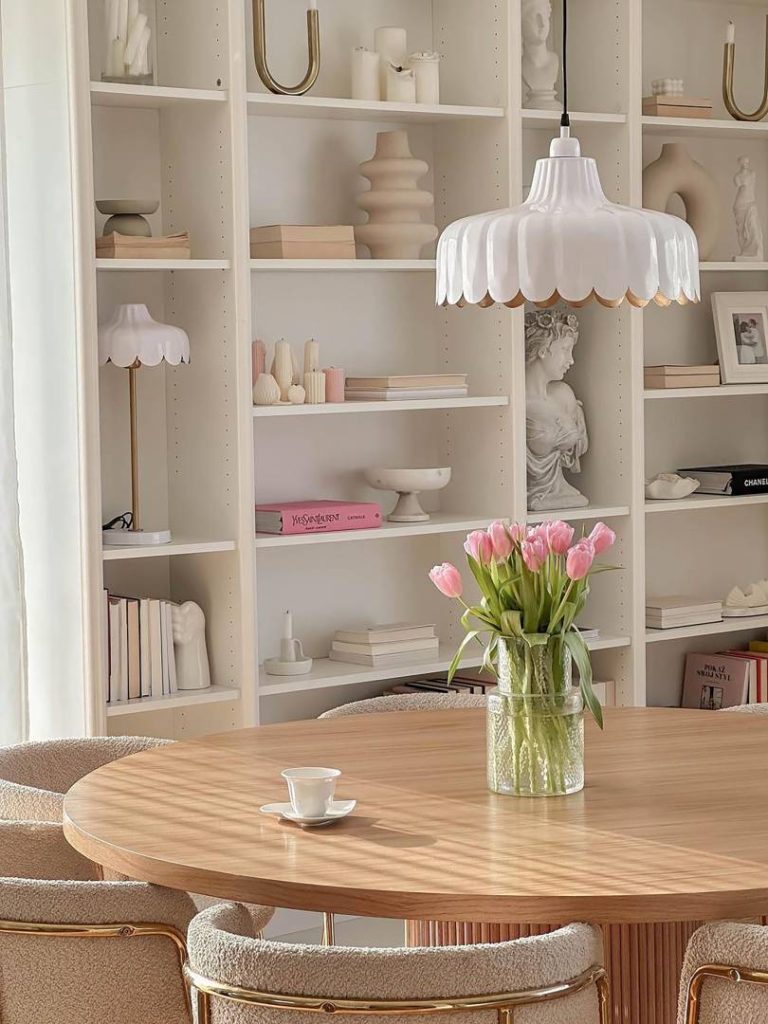 Wells, pöytävalaisin valkoinen/kulta