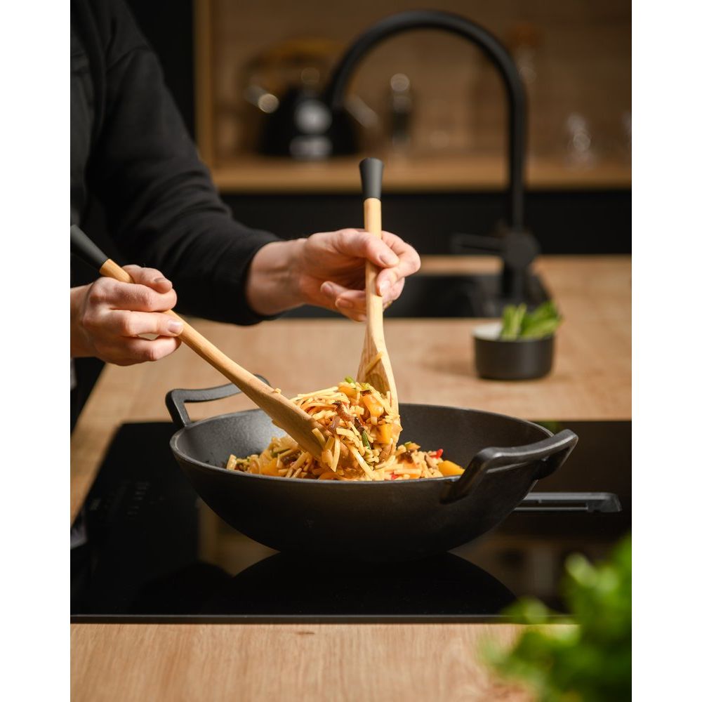 Maku wok, pannu 30cm valurauta