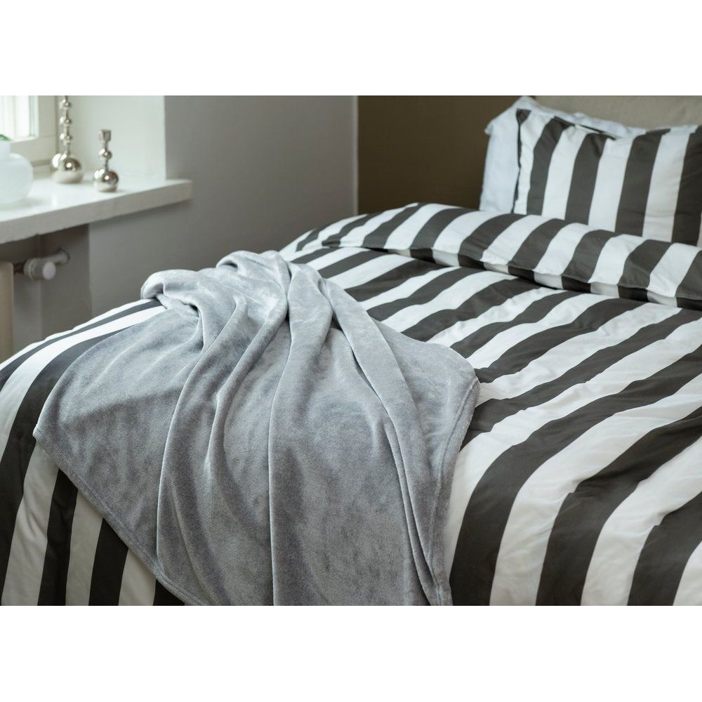 Fanni K Pussilakanasetti Hanko graniitti 150x210 cm, 50x60 cm