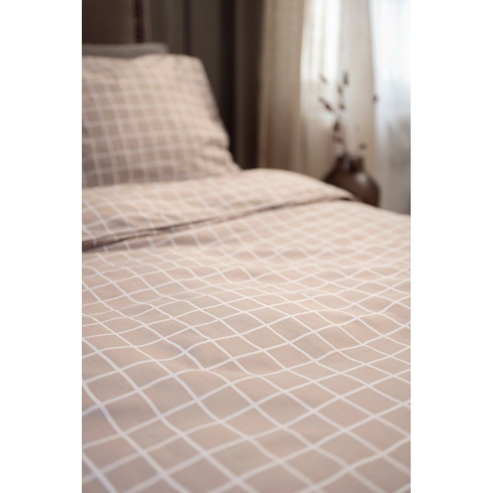 Fanni K Pussilakanasetti Ruut 150x210 cm, 50x60 cm