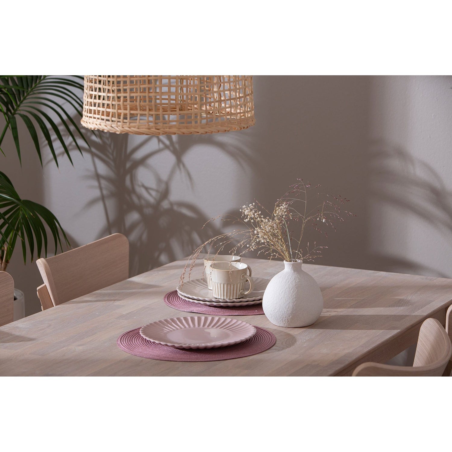 Frida ruokapöytä Nordic tammi 90x140 - 180cm