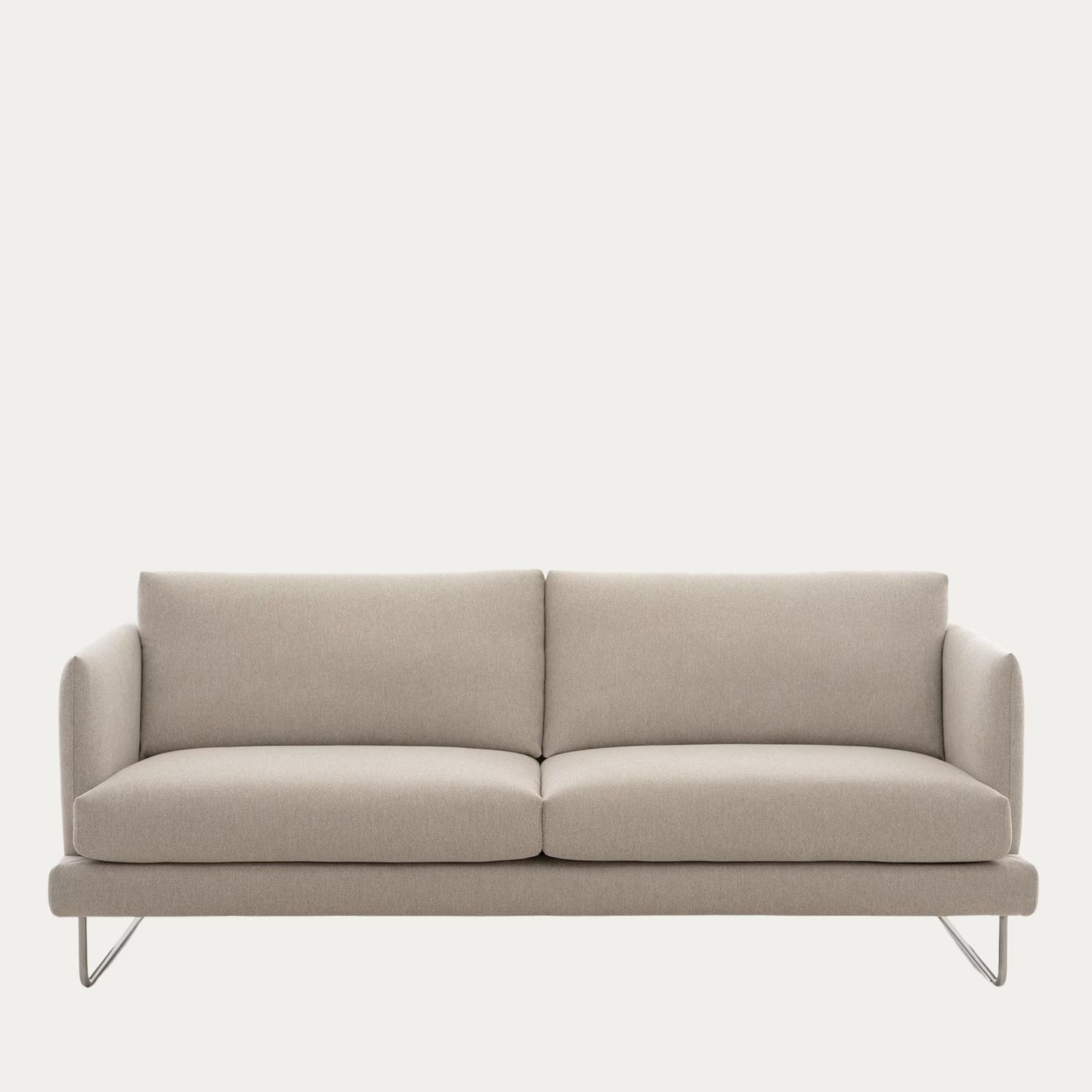 Jackson 3-istuttava sohva vaalea beige kampanjakangas