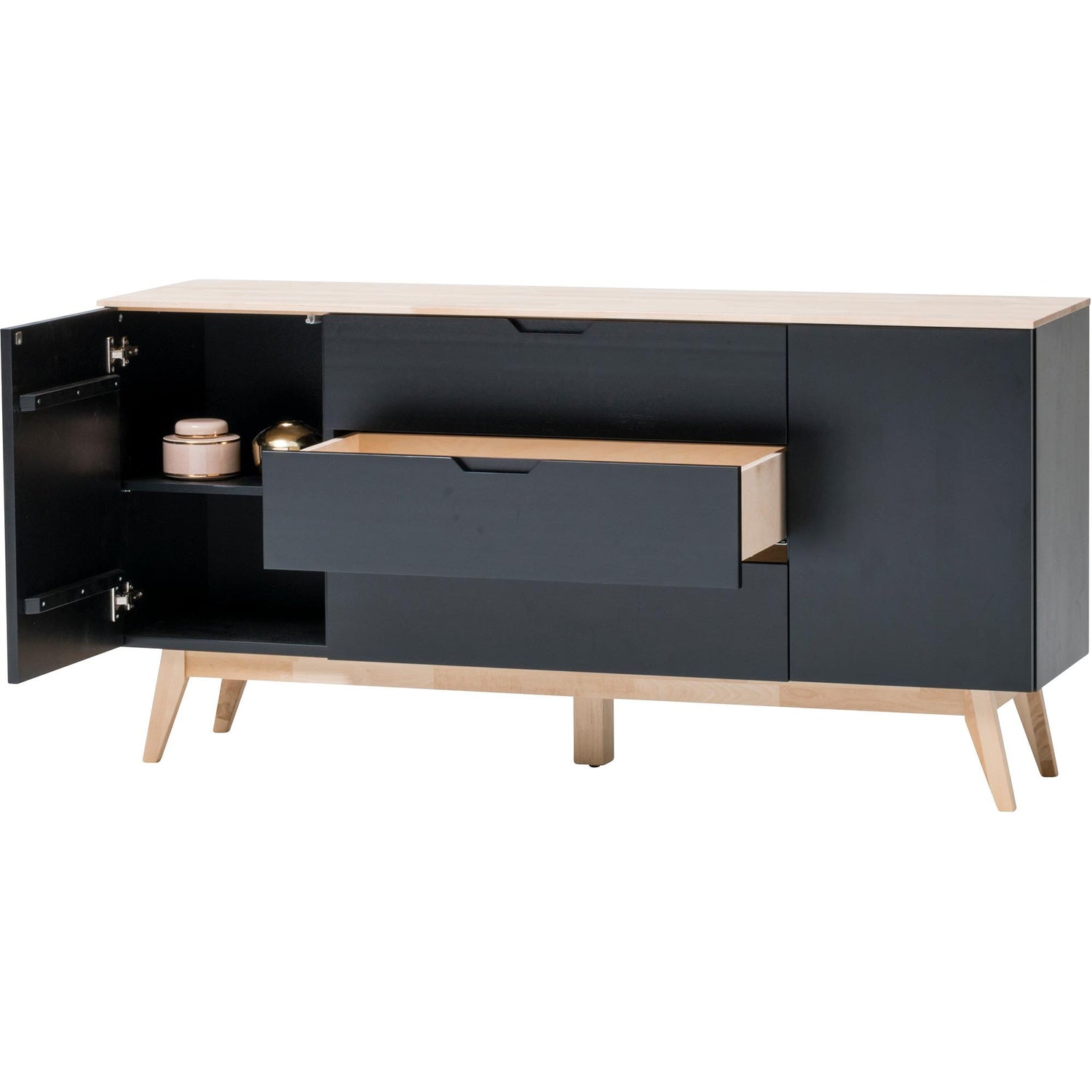 Kaarna, senkki 160cm 3 ltk + 2 ovea