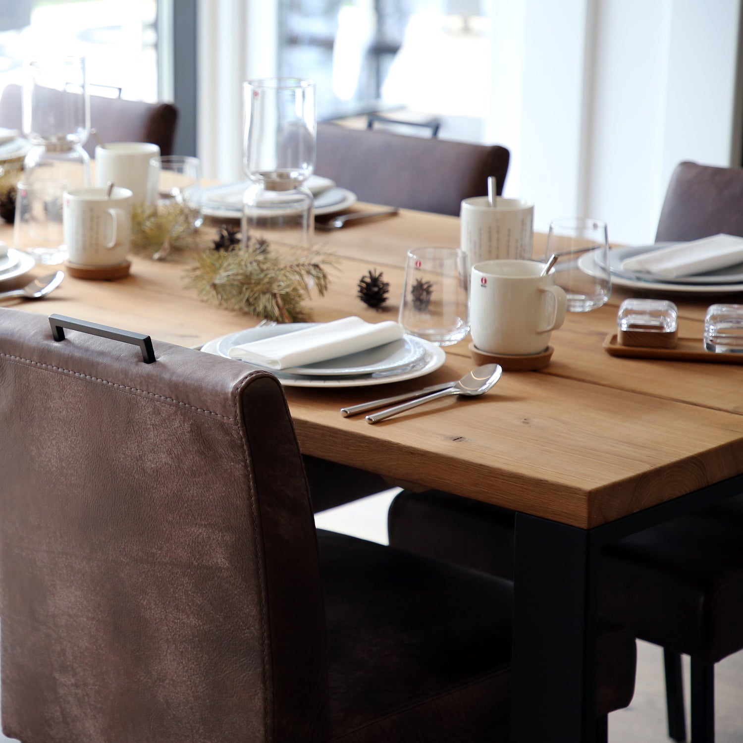 Lankku ruokapöytä 180 x 95 cm