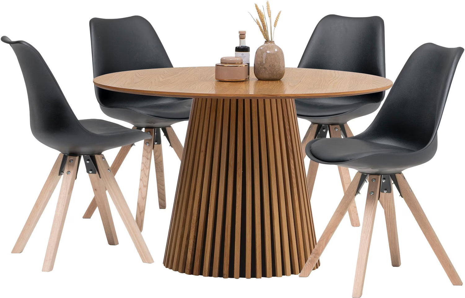 N&L Metz - Concept oak, 4-hengen ruokailuryhmä