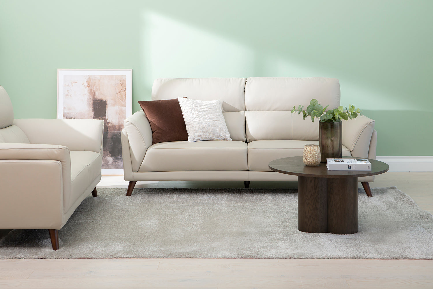 Amalfi 2-istuttava sohva beige