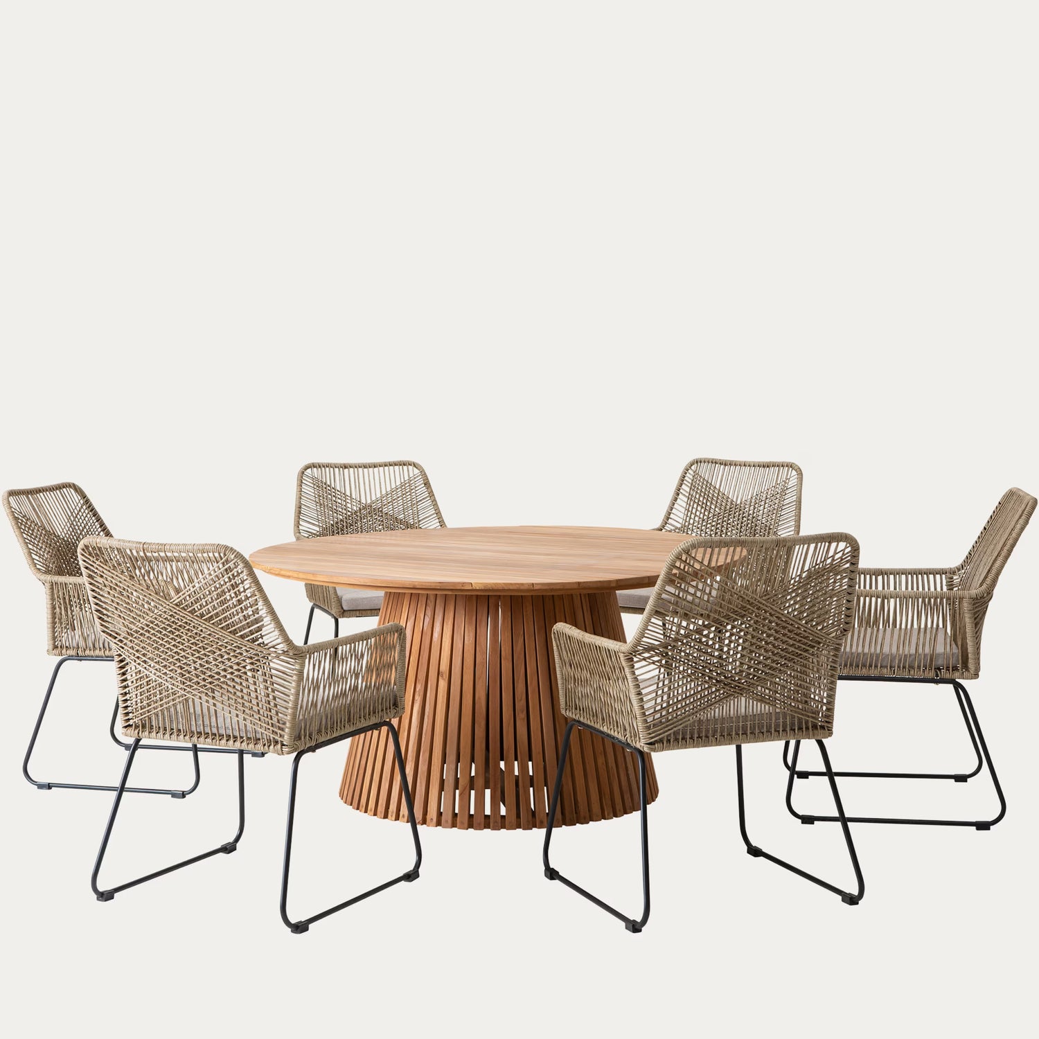 Deco - Maren, 6-hengen ruokailuryhmä