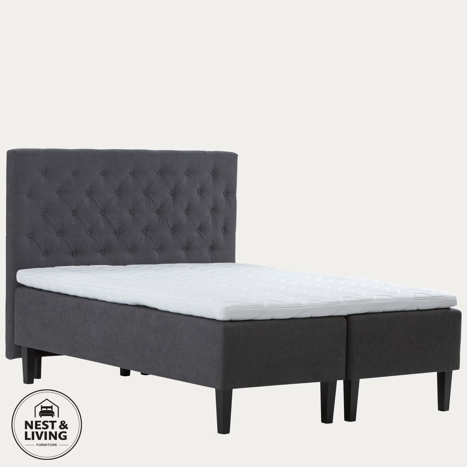 N&L Moon gold runkosänky antrasiitti