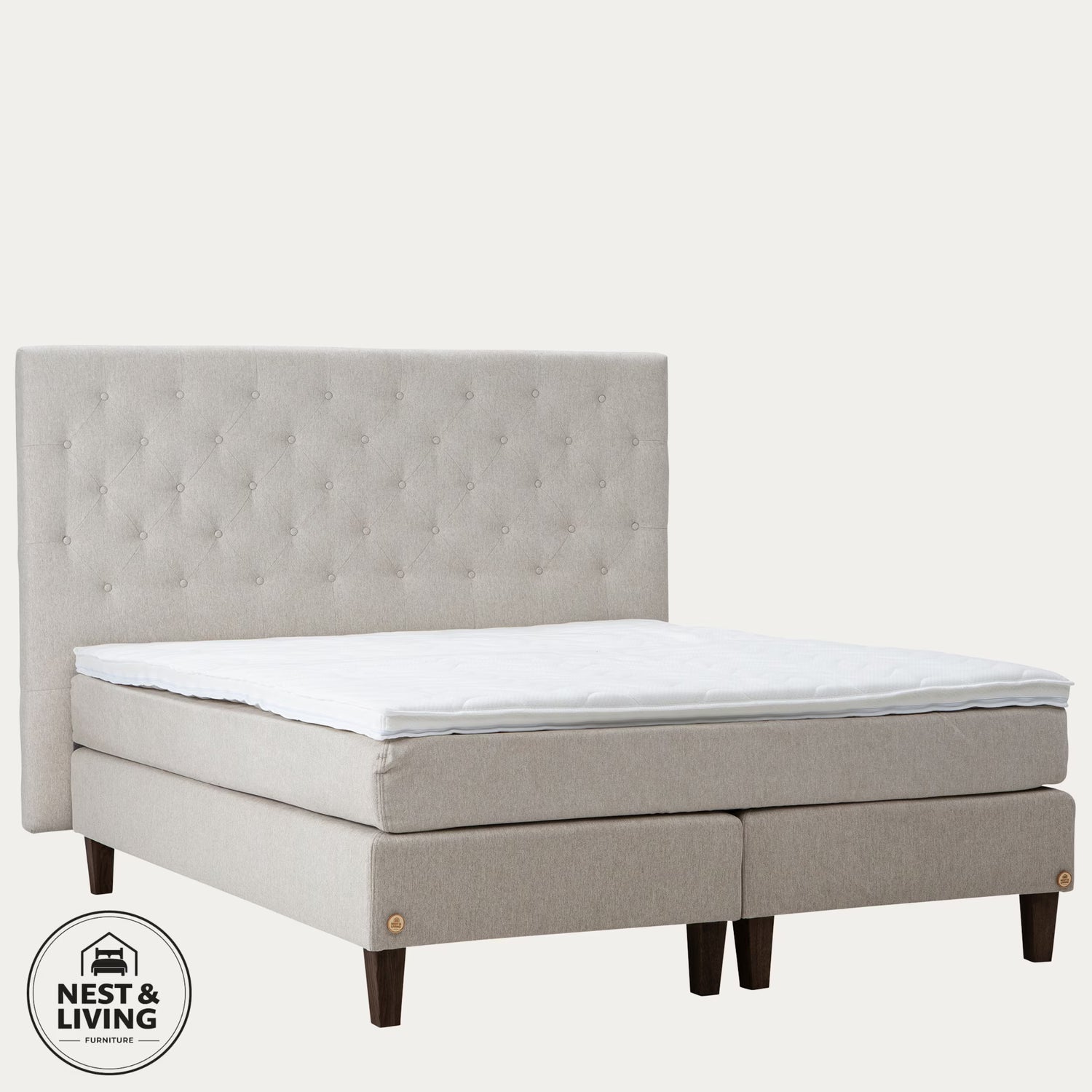 N&L Moon Silver Jenkkisänky beige