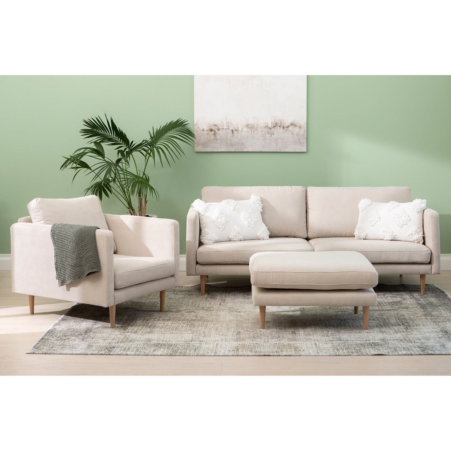 Scandic Collection Copenhagen nojatuoli, Soro beige-Nojatuolit-Scandic collection-Ryhdikäs-Tukeva-Skandinaavinen-Finlandia Living