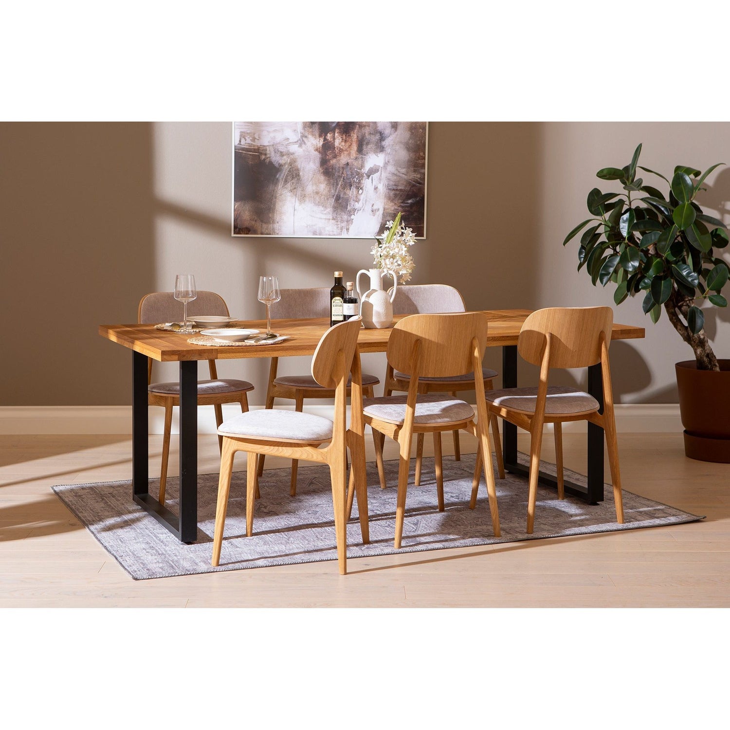 Starburst ruokaryhmä 1 + 6 Starburst tammituolia