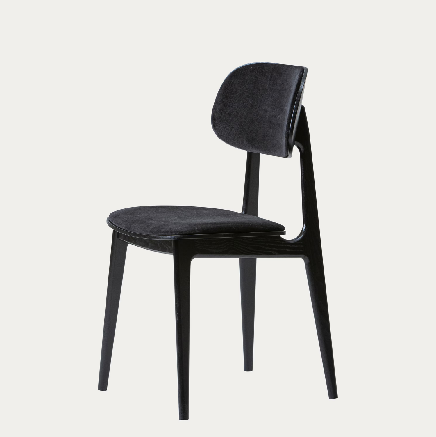 Starburst ruokatuoli, musta saarni / musta valencia istuin