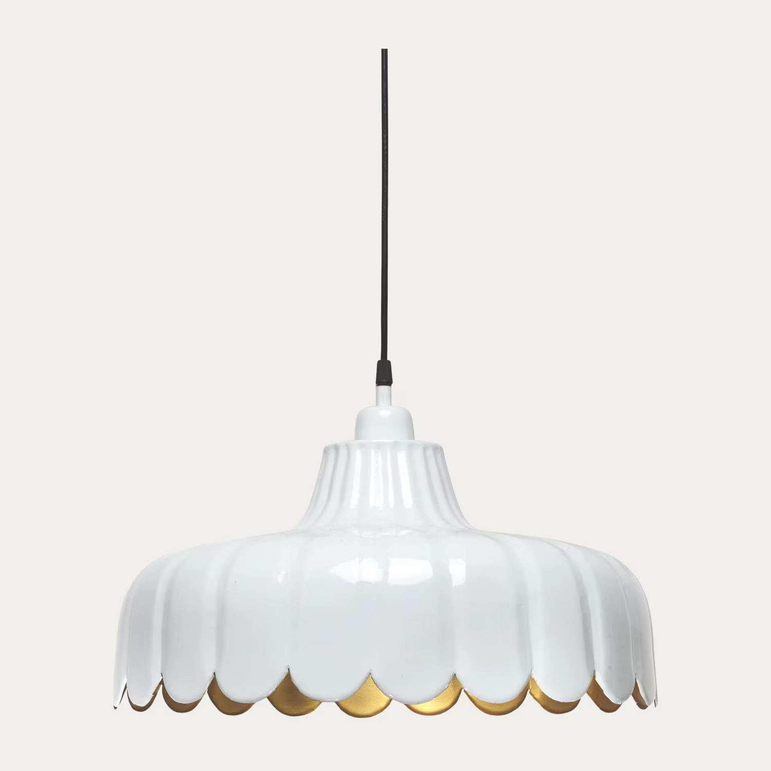 Wells, kattovalaisin valkoinen/kulta