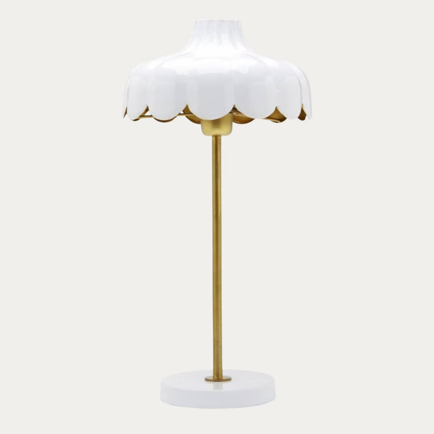 Wells, pöytävalaisin valkoinen/kulta