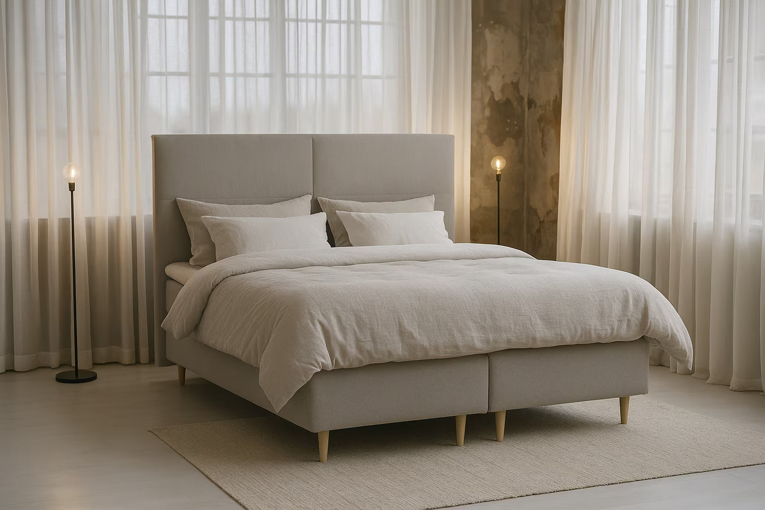 Kova 160x200 jenkkisänky – jämäkkä ja ergonominen parisänky kahdelle nukkujalle